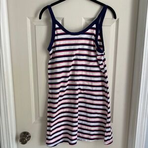 Universal Thread Striped Dress - Red, White, and Blue